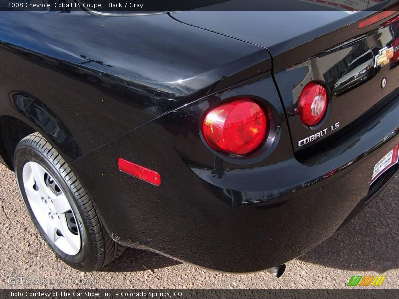 Black / Gray 2008 Chevrolet Cobalt LS Coupe