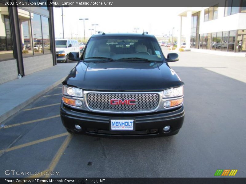 Carbon Metallic / Stone Gray 2003 GMC Yukon Denali AWD