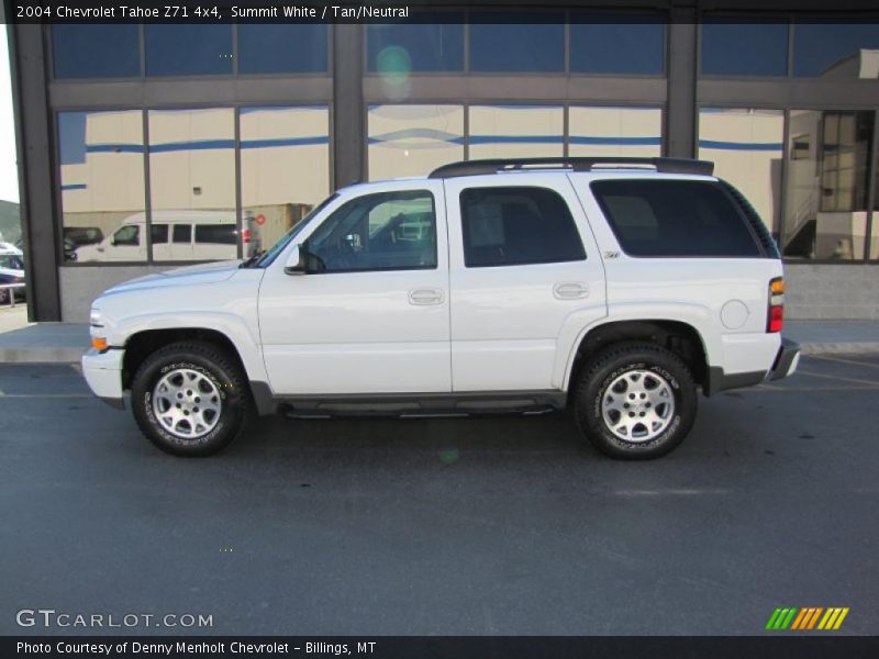 Summit White / Tan/Neutral 2004 Chevrolet Tahoe Z71 4x4