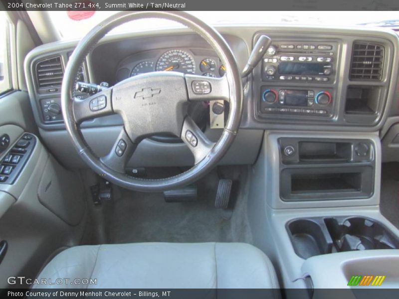 Summit White / Tan/Neutral 2004 Chevrolet Tahoe Z71 4x4