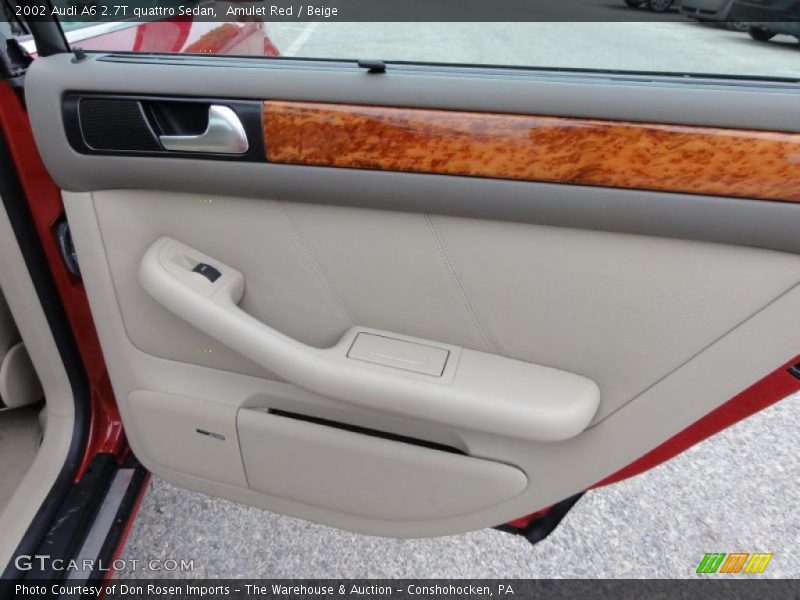 Amulet Red / Beige 2002 Audi A6 2.7T quattro Sedan