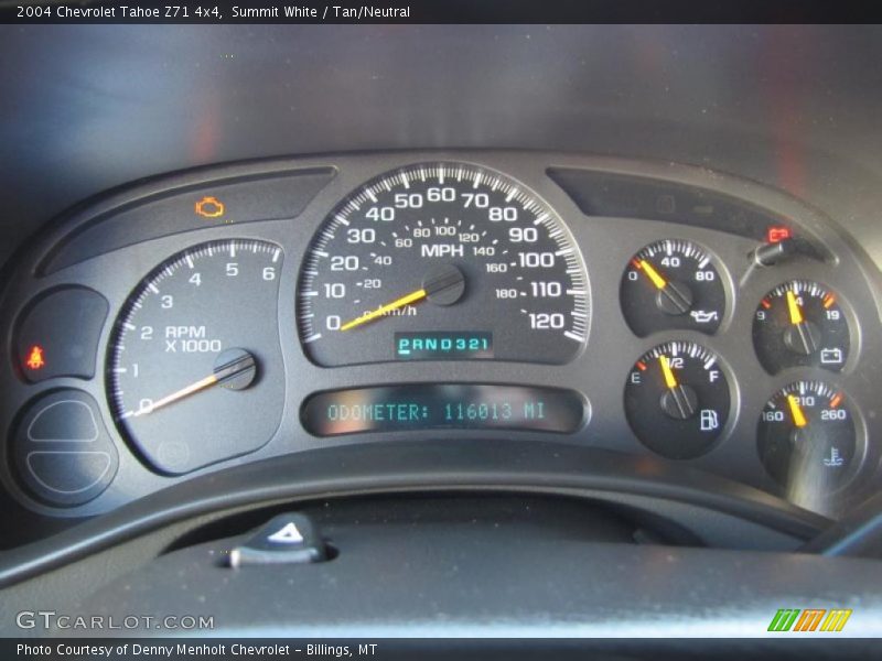 Summit White / Tan/Neutral 2004 Chevrolet Tahoe Z71 4x4