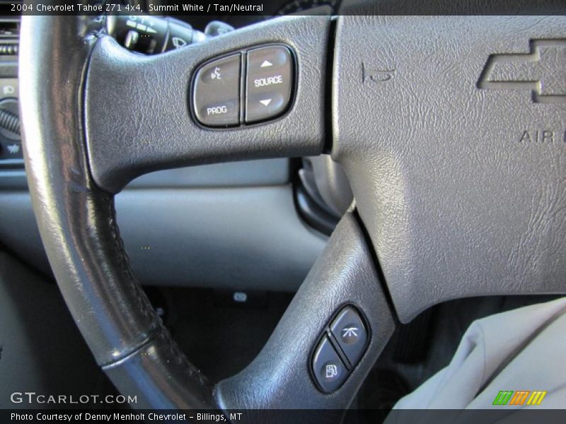 Summit White / Tan/Neutral 2004 Chevrolet Tahoe Z71 4x4