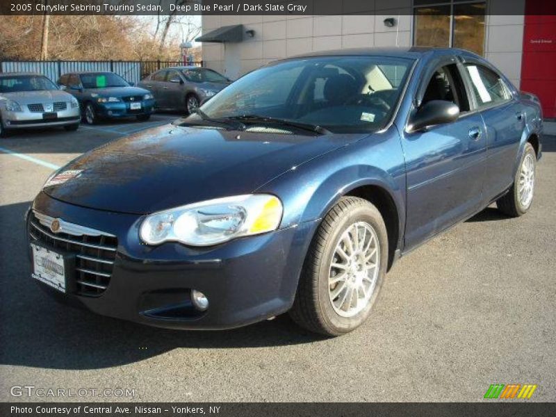 Deep Blue Pearl / Dark Slate Gray 2005 Chrysler Sebring Touring Sedan