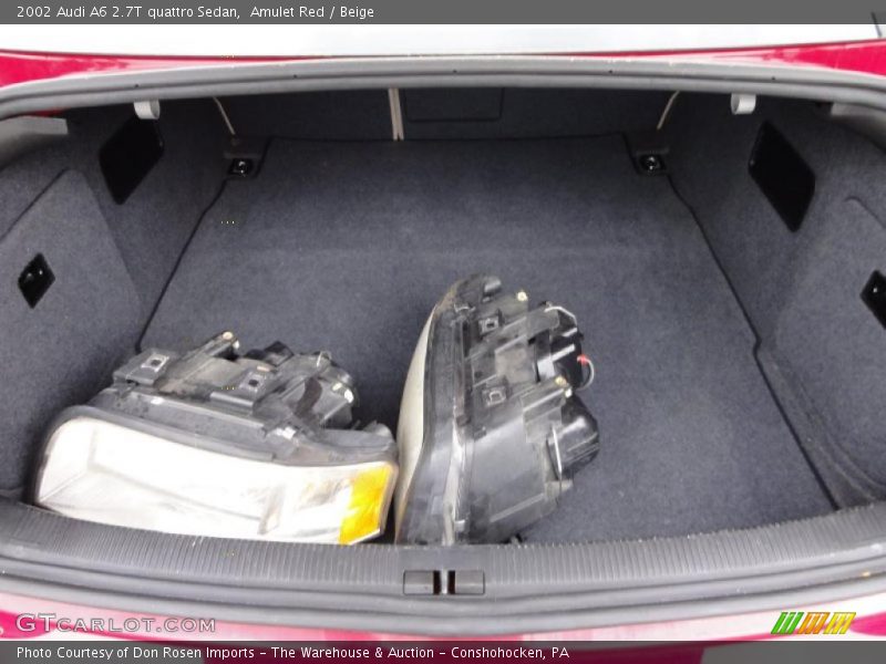 Amulet Red / Beige 2002 Audi A6 2.7T quattro Sedan