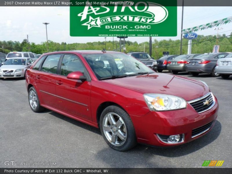 Sport Red Metallic / Titanium Gray 2007 Chevrolet Malibu Maxx LTZ Wagon