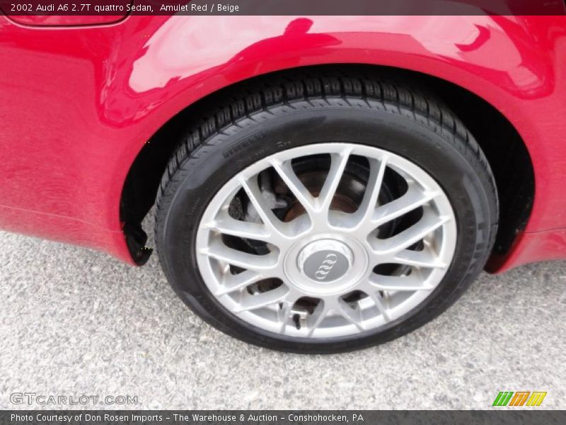Amulet Red / Beige 2002 Audi A6 2.7T quattro Sedan