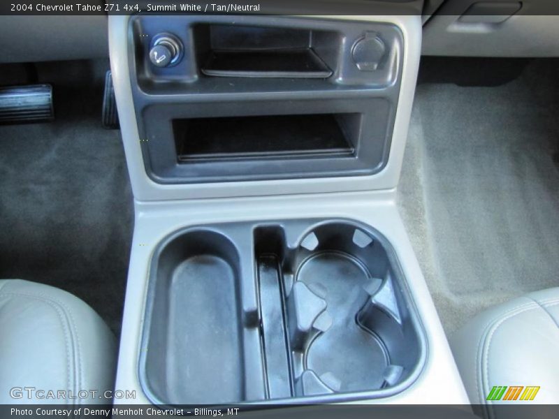 Summit White / Tan/Neutral 2004 Chevrolet Tahoe Z71 4x4