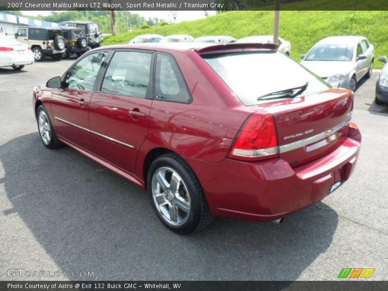 Sport Red Metallic / Titanium Gray 2007 Chevrolet Malibu Maxx LTZ Wagon