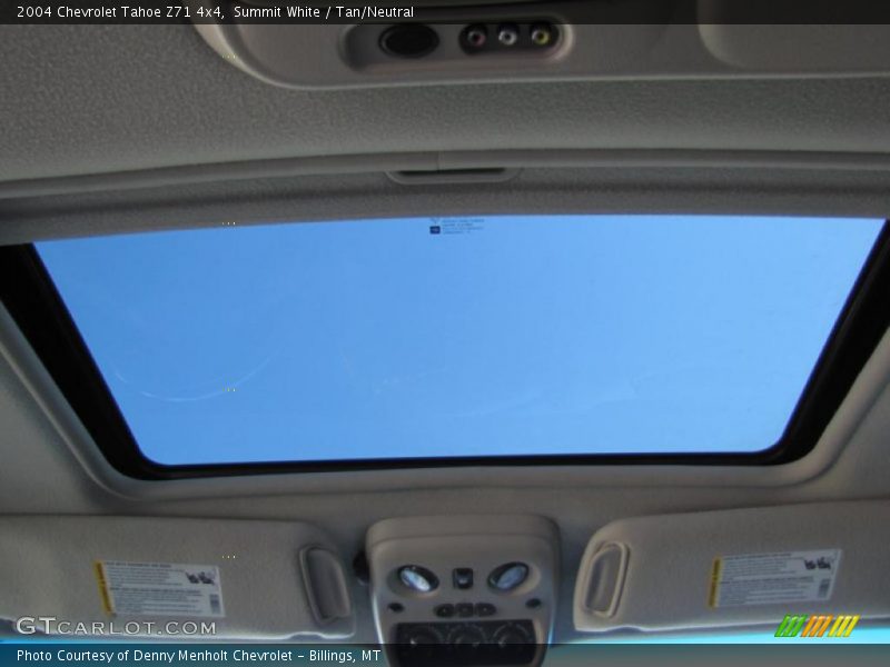 Summit White / Tan/Neutral 2004 Chevrolet Tahoe Z71 4x4
