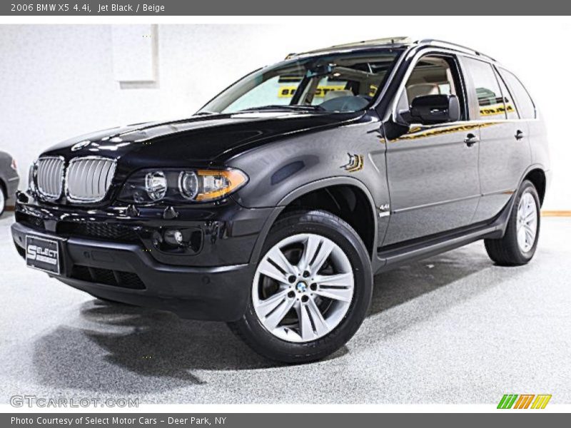 Jet Black / Beige 2006 BMW X5 4.4i
