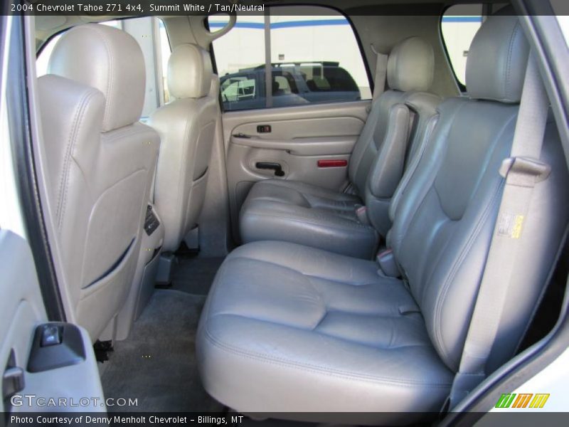 Summit White / Tan/Neutral 2004 Chevrolet Tahoe Z71 4x4
