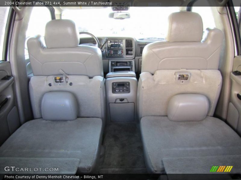 Summit White / Tan/Neutral 2004 Chevrolet Tahoe Z71 4x4