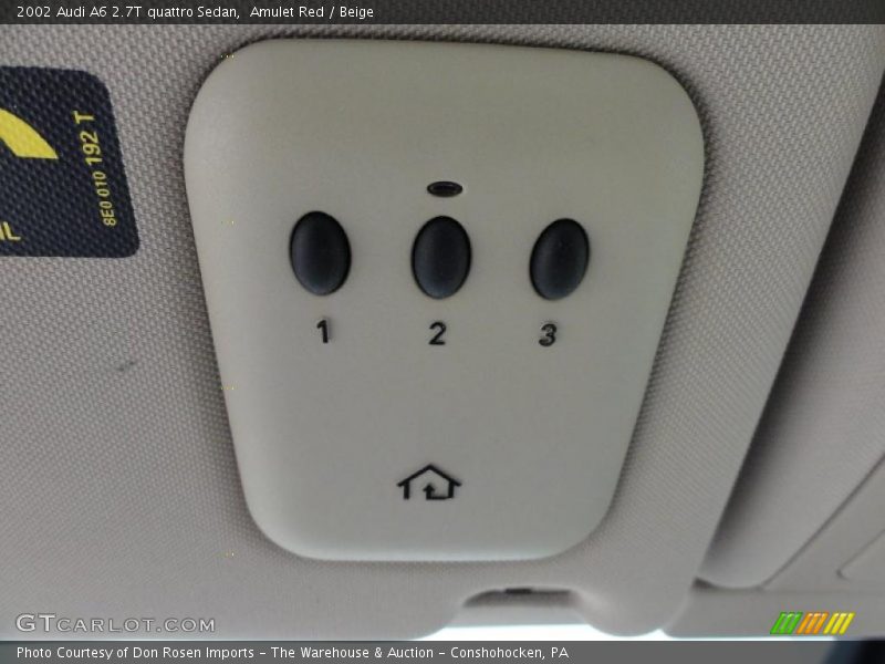 Amulet Red / Beige 2002 Audi A6 2.7T quattro Sedan