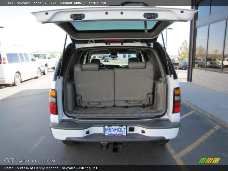 Summit White / Tan/Neutral 2004 Chevrolet Tahoe Z71 4x4