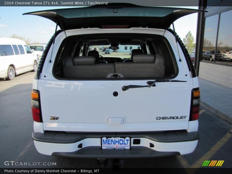 Summit White / Tan/Neutral 2004 Chevrolet Tahoe Z71 4x4