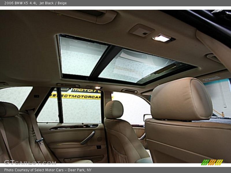 Jet Black / Beige 2006 BMW X5 4.4i
