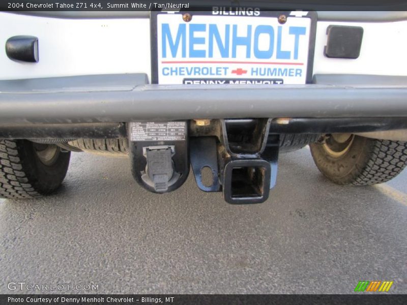 Summit White / Tan/Neutral 2004 Chevrolet Tahoe Z71 4x4