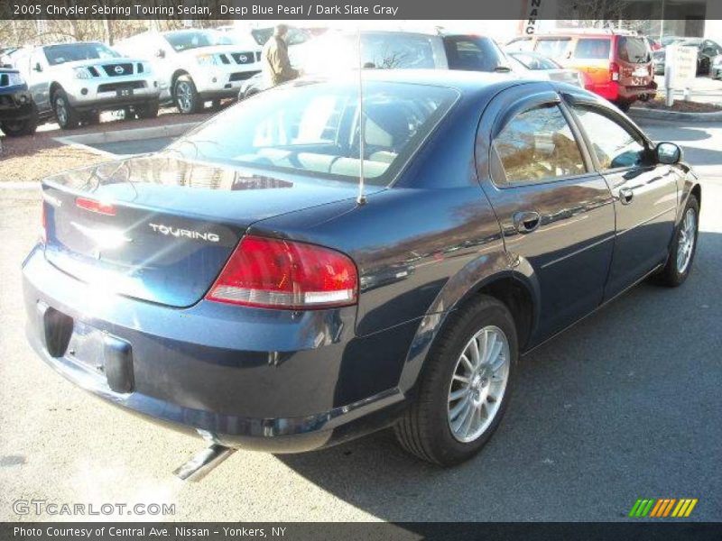 Deep Blue Pearl / Dark Slate Gray 2005 Chrysler Sebring Touring Sedan