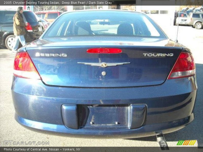 Deep Blue Pearl / Dark Slate Gray 2005 Chrysler Sebring Touring Sedan