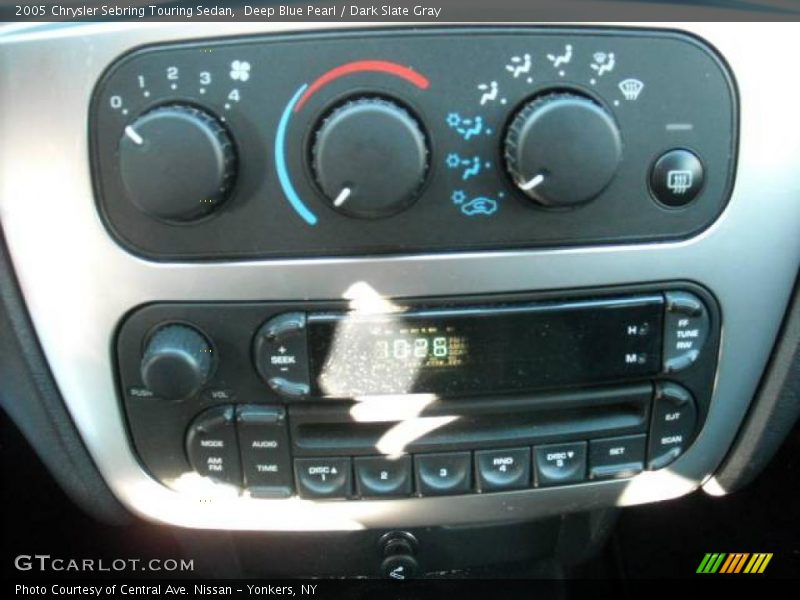 Deep Blue Pearl / Dark Slate Gray 2005 Chrysler Sebring Touring Sedan