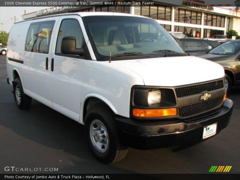 Summit White / Medium Dark Pewter 2006 Chevrolet Express 3500 Commercial Van
