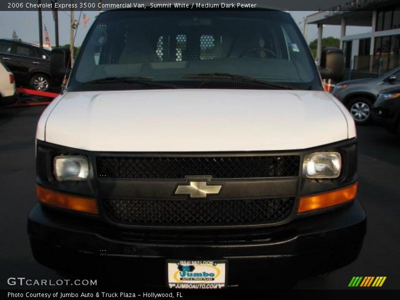 Summit White / Medium Dark Pewter 2006 Chevrolet Express 3500 Commercial Van