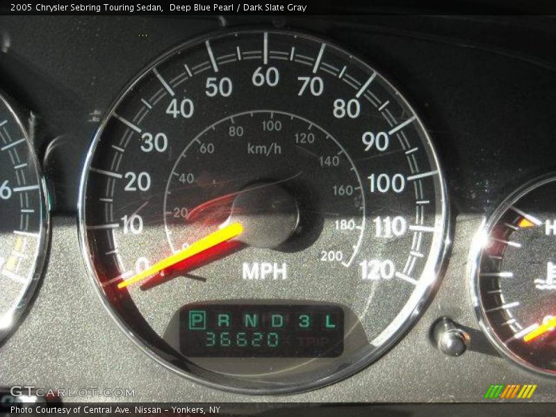 Deep Blue Pearl / Dark Slate Gray 2005 Chrysler Sebring Touring Sedan