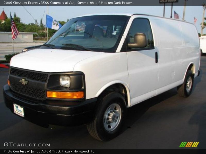 Summit White / Medium Dark Pewter 2006 Chevrolet Express 3500 Commercial Van