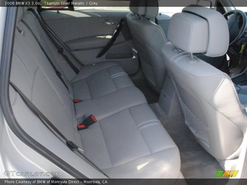 Titanium Silver Metallic / Grey 2008 BMW X3 3.0si