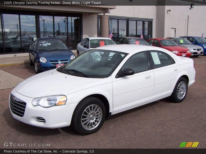 Stone White / Light Taupe 2005 Chrysler Sebring Touring Sedan