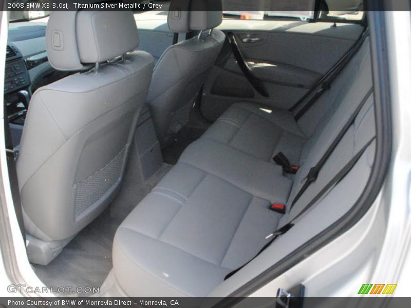 Titanium Silver Metallic / Grey 2008 BMW X3 3.0si