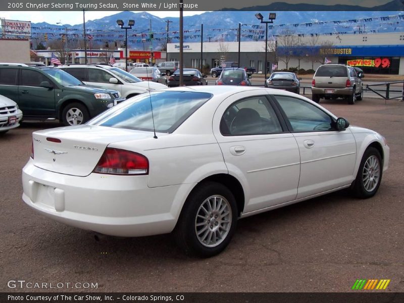 Stone White / Light Taupe 2005 Chrysler Sebring Touring Sedan