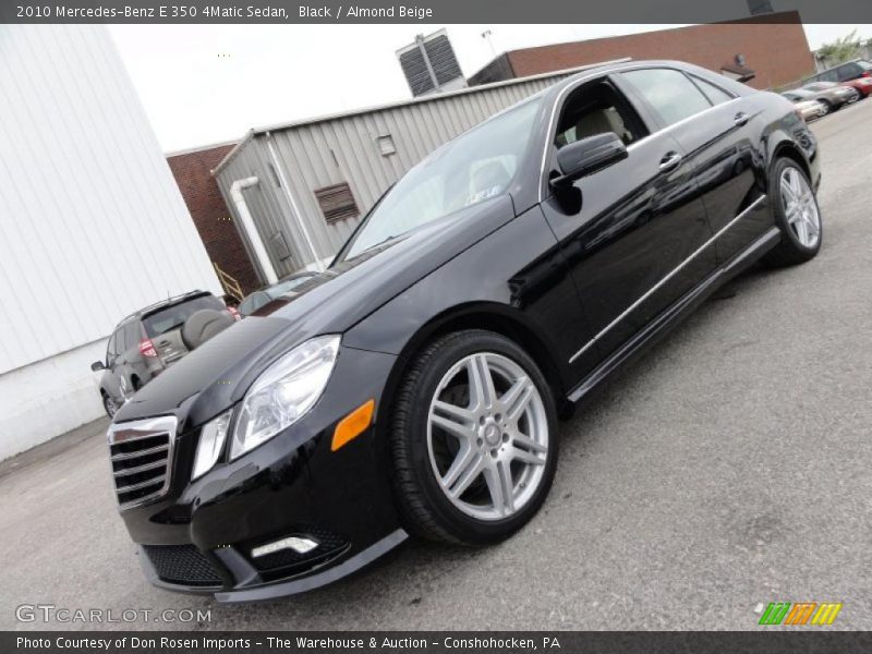 Black / Almond Beige 2010 Mercedes-Benz E 350 4Matic Sedan