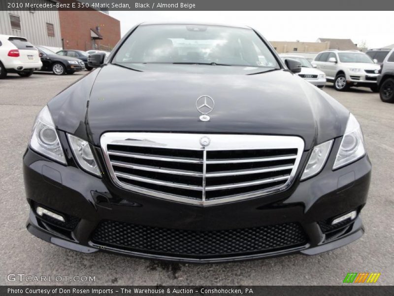 Black / Almond Beige 2010 Mercedes-Benz E 350 4Matic Sedan