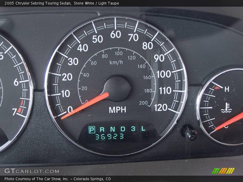 Stone White / Light Taupe 2005 Chrysler Sebring Touring Sedan