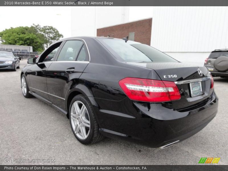 Black / Almond Beige 2010 Mercedes-Benz E 350 4Matic Sedan