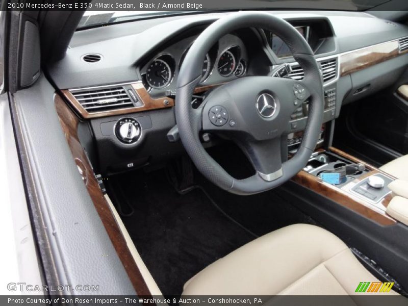 Black / Almond Beige 2010 Mercedes-Benz E 350 4Matic Sedan