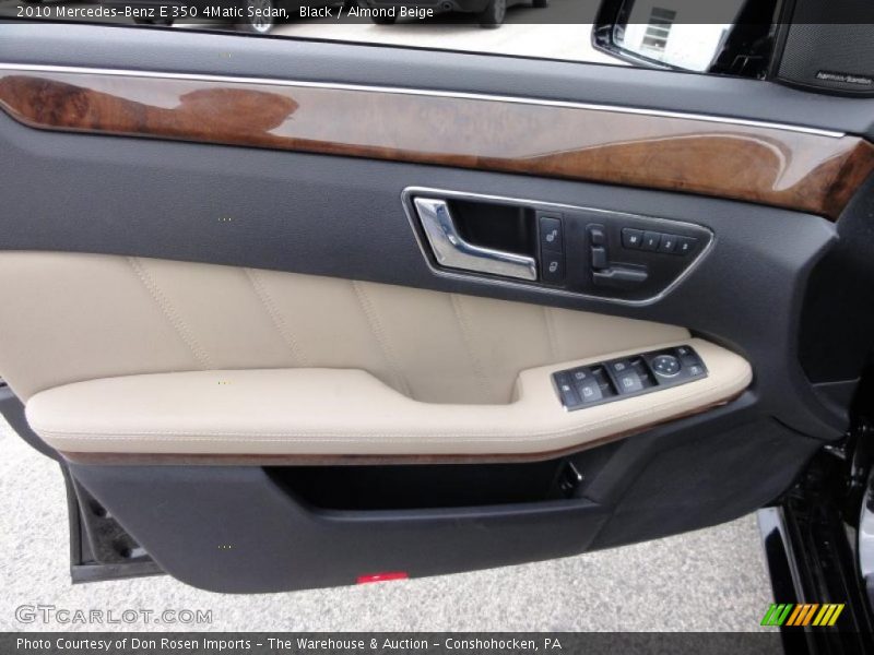 Black / Almond Beige 2010 Mercedes-Benz E 350 4Matic Sedan