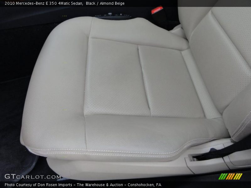 Black / Almond Beige 2010 Mercedes-Benz E 350 4Matic Sedan