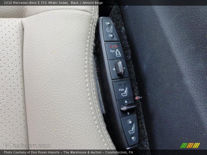 Black / Almond Beige 2010 Mercedes-Benz E 350 4Matic Sedan