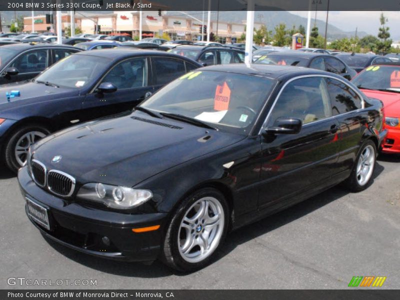 Jet Black / Sand 2004 BMW 3 Series 330i Coupe