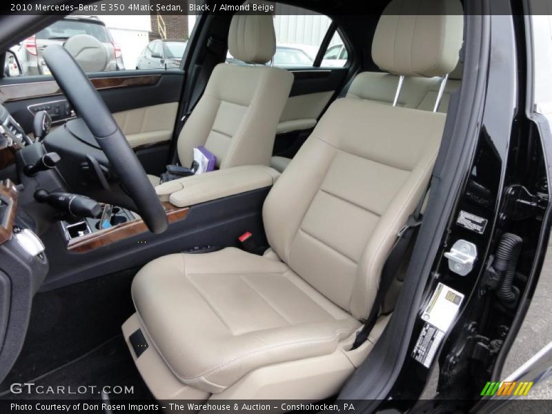Black / Almond Beige 2010 Mercedes-Benz E 350 4Matic Sedan