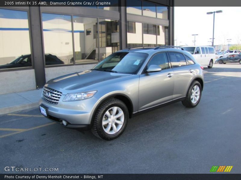 Diamond Graphite Gray / Graphite 2005 Infiniti FX 35 AWD