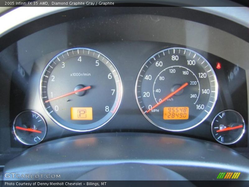 Diamond Graphite Gray / Graphite 2005 Infiniti FX 35 AWD