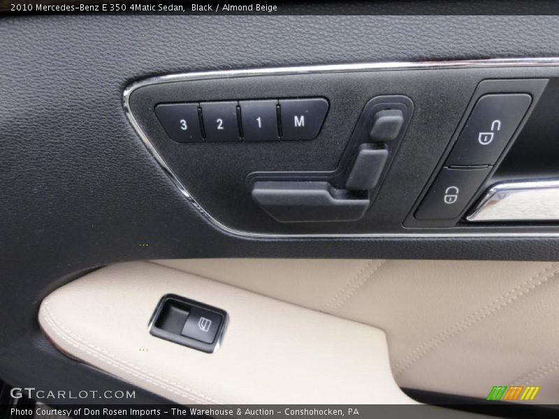 Black / Almond Beige 2010 Mercedes-Benz E 350 4Matic Sedan