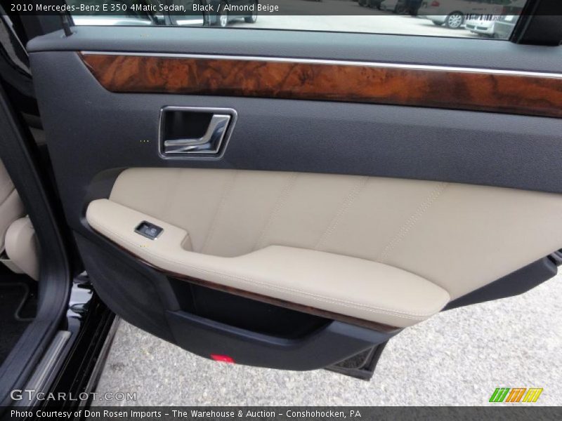 Black / Almond Beige 2010 Mercedes-Benz E 350 4Matic Sedan
