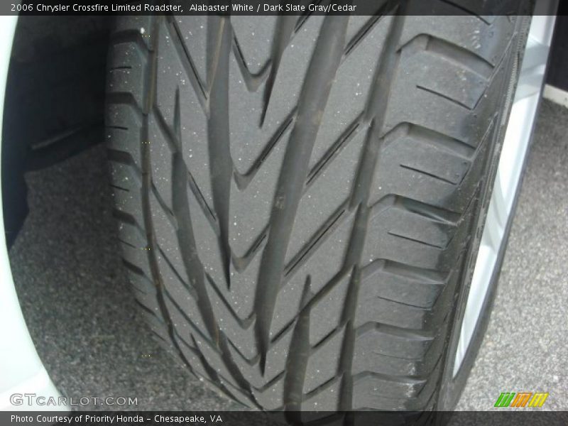 Alabaster White / Dark Slate Gray/Cedar 2006 Chrysler Crossfire Limited Roadster