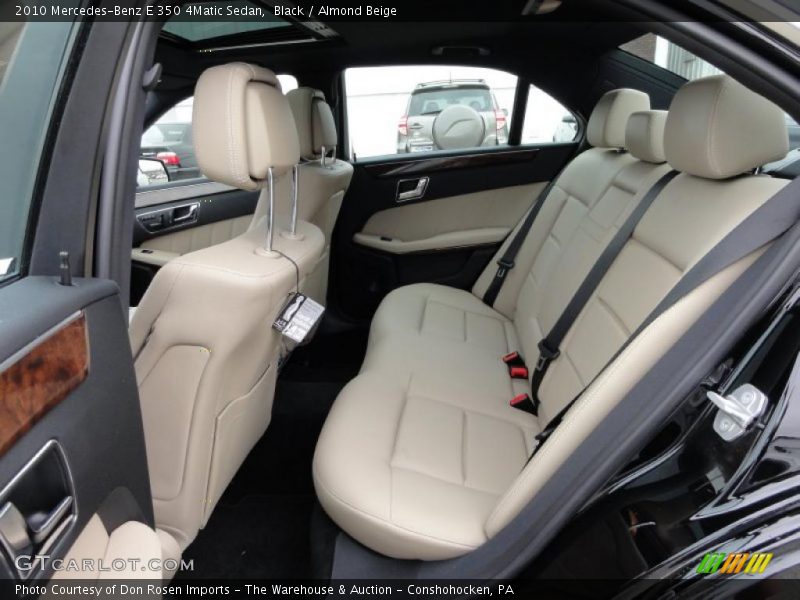 Black / Almond Beige 2010 Mercedes-Benz E 350 4Matic Sedan