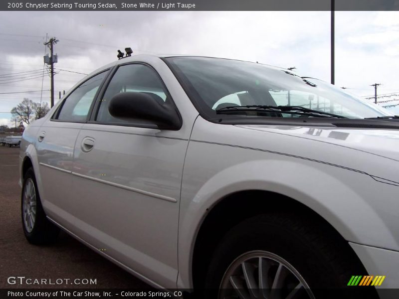 Stone White / Light Taupe 2005 Chrysler Sebring Touring Sedan